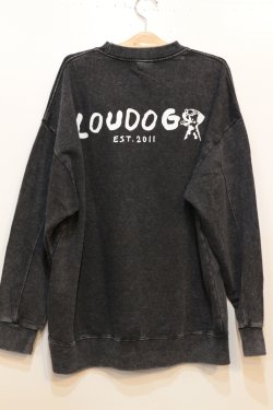画像2: [LOU DOG] LOUDOGスウェット L/S -ダメージブラック-