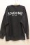 画像2: [LOU DOG] LOUDOGスウェット L/S -ダメージブラック- (2)