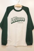  [LOU DOG] LOUDOG ラグランロンT -White/Green-