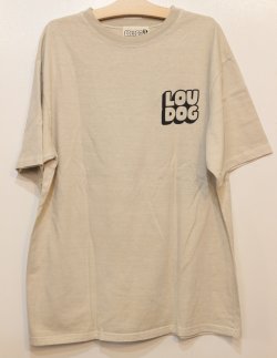 画像2: [LOU DOG] LOUDOG RECORDS S/STee -natural-