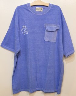 画像1: [LOU DOG] LOUDOG SKATE ポケS/STee -blue-
