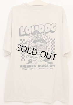 画像1: [LOU DOG] LOUDOG RECORDS S/STee -natural-