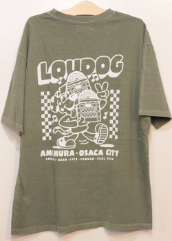 画像2: [LOU DOG] LOUDOG RECORDS S/STee -smoky green-