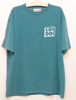 画像1: [LOU DOG] LOUDOG RECORDS S/STee -green-