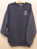 [LOU DOG] LOUDOG skateスウェット L/S -ダメージネイビー-