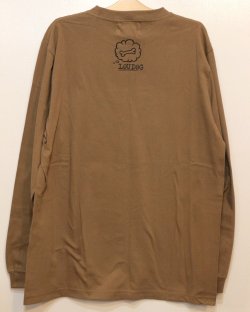 画像2: [LOU DOG] LOUDOG skate　ロングスリーブ -ダークキャメル-