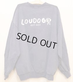 画像2: [LOU DOG] LOUDOG skateスウェット L/S -ダメージネイビー-