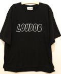 [LOU DOG] LOUDOGビッグロゴTシャツ -ブラック-