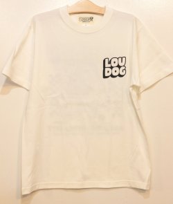 画像2: [LOU DOG] LOUDOG RECORDS S/STee -バニラホワイト-