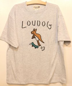 画像1: [LOU DOG] LOUDOG カンガルーさん ビッグS/STee -アッシュ-