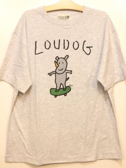 画像1: [LOU DOG] LOUDOG サイさん ビッグS/STee -アッシュ-