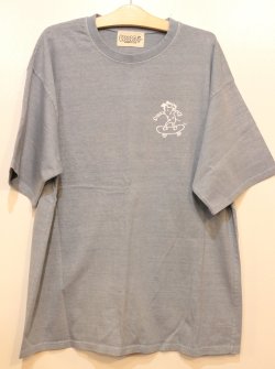 画像1: [LOU DOG] LOUDOG skate S/STee -ライトブルー-