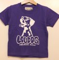 [LOU DOG] LOU DOG KIDS Tee(90cm/100cm/110cm/120cm/130cm) -バイオレットパープル-