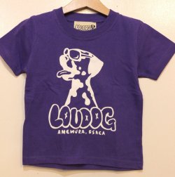 画像1: [LOU DOG] LOU DOG KIDS Tee(90cm/100cm/110cm/120cm/130cm) -バイオレットパープル-