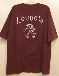 画像2: [LOU DOG] LOUDOG skate S/STee -ワイン-