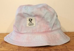 画像1: [LOU DOG] タイダイBUCKET HAT タイダイ -ブルーピンク- 