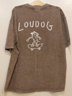画像2: [LOU DOG] LOUDOG S/STee -ダメージブラウン-