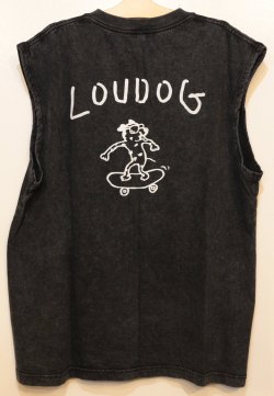 画像2: [LOU DOG] LOUDOG Tank S/STee -ダメージブラック-