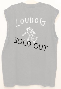 画像2: [LOU DOG] LOUDOG Tank S/STee -ダメージブラック-