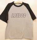 [LOU DOG] LOU DOG ラグランTee -アッシュ/スミ- 