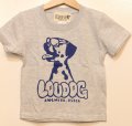 [LOU DOG] LOU DOG KIDS Tee(90cm/100cm/110cm/120cm/130cm) -アッシュ-