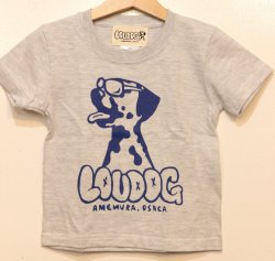画像1: [LOU DOG] LOU DOG KIDS Tee(90cm/100cm/110cm/120cm/130cm) -アッシュ-