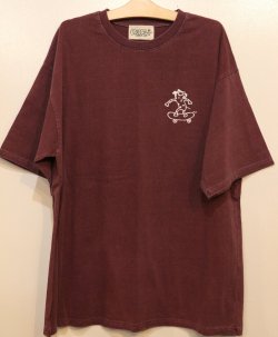 画像1: [LOU DOG] LOUDOG skate S/STee -ワイン-