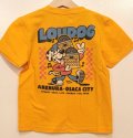 [LOU DOG] LOU DOG records KIDS Tee(120cm/130cm/140cm/150cm) -ゴールド-