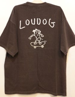 画像2: [LOU DOG] LOUDOG skate S/STee -ブラウン-