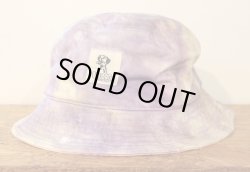 画像1: [LOU DOG] タイダイBUCKET HAT タイダイ -パープルイエロー- 