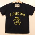 [LOU DOG] LOU DOG skate KIDS Tee(90cm/100cm/110cm/120cm/130cm) -ネイビー-