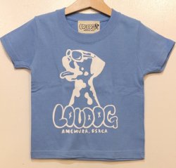 画像1: [LOU DOG] LOU DOG KIDS Tee(90cm/100cm/110cm/120cm/130cm) -サックス-