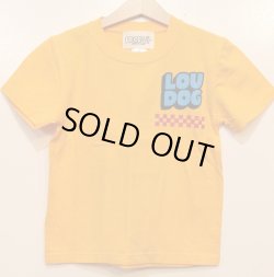 画像2: [LOU DOG] LOU DOG records KIDS Tee(120cm/130cm/140cm/150cm) -ゴールド-