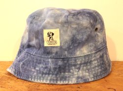 画像1: [LOU DOG] タイダイBUCKET HAT タイダイ -デニム/ネイビー- 