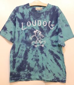 画像1: [LOU DOG] LOUDOG タイダイSkate S/STee ※Lサイズのみ