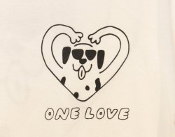 画像4: [LOU DOG] LOUDOG "ONE LOVE" S/S Tee -バニラホワイト- 