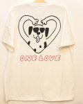 [LOU DOG] LOUDOG "ONE LOVE" S/S Tee -バニラホワイト- 