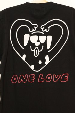 画像2: [LOU DOG] LOUDOG "ONE LOVE" S/S Tee -ブラック- 