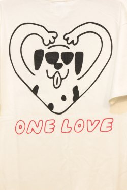 画像2: [LOU DOG] LOUDOG "ONE LOVE" S/S Tee -バニラホワイト- 