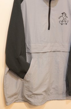 画像4: [LOU DOG] NYLON JAKET -Blue/Green- ※ワンサイズのみ