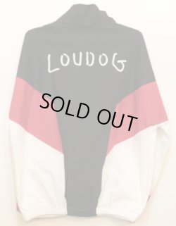 画像3: [LOU DOG] NYLON Half JAKET -Black/Red/White- ※ワンサイズのみ