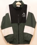 [LOU DOG] NYLON JAKET -Black/White/Green- ※ワンサイズのみ