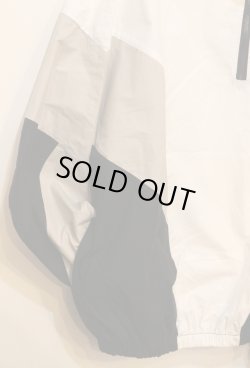 画像4: [LOU DOG] NYLON Half JAKET -White/Gray/Black- ※ワンサイズのみ
