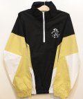 [LOU DOG] NYLON Half JAKET -Black/Yellow/White- ※ワンサイズのみ