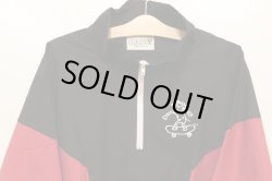 画像2: [LOU DOG] NYLON Half JAKET -Black/Red/White- ※ワンサイズのみ