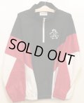 [LOU DOG] NYLON Half JAKET -Black/Red/White- ※ワンサイズのみ