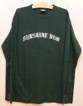 SUNSHINE DUB "Hello Sunshine"ロンT -Green-
