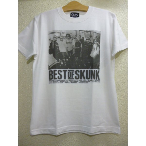 画像3: [SKUNK records] Best of SKUNK S/S Tee -white- (3)