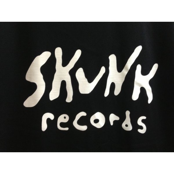 画像3: [SKUNK records]-FRONT Logo S/S Tee-BLACK- (3)