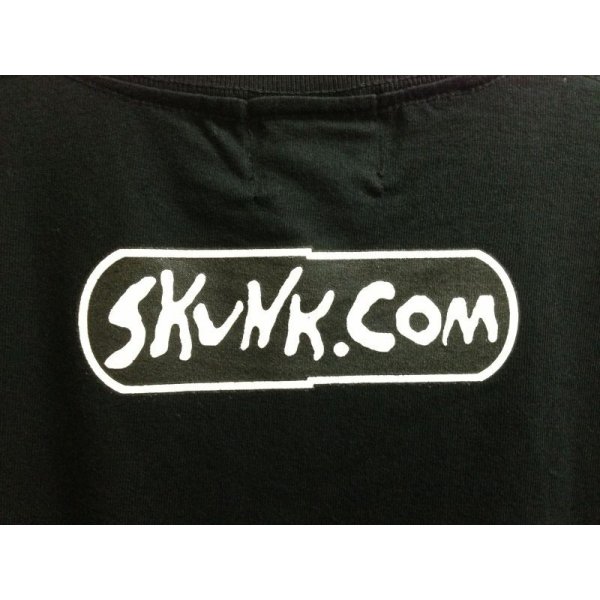画像4: [SKUNK records]-FRONT Logo S/S Tee-BLACK- (4)